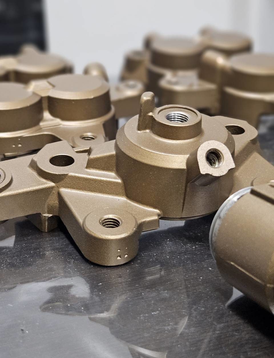 キャリパー ガンコート仕上がり