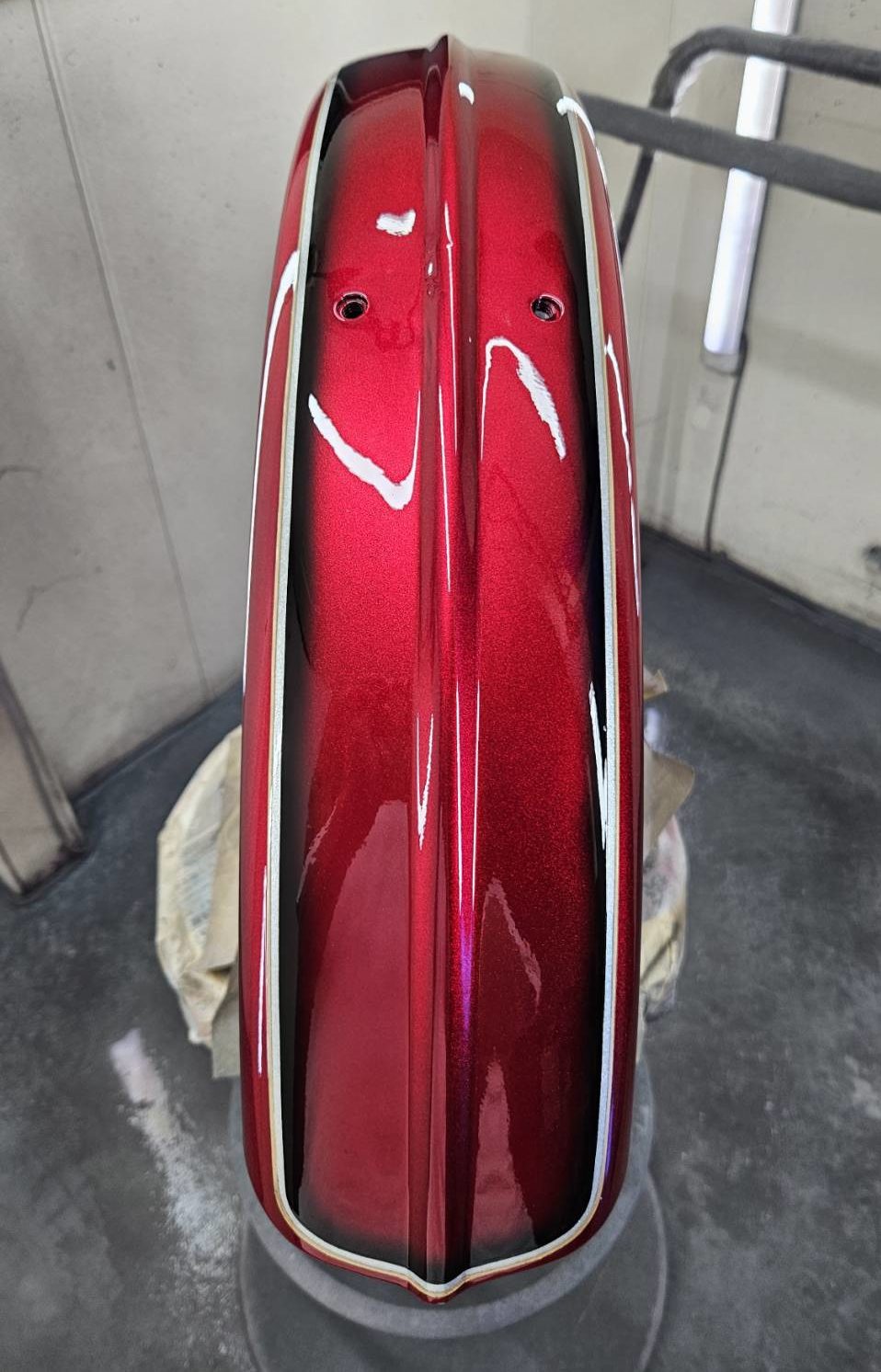 SR400 チョッパースタイル外装 塗装仕上げ