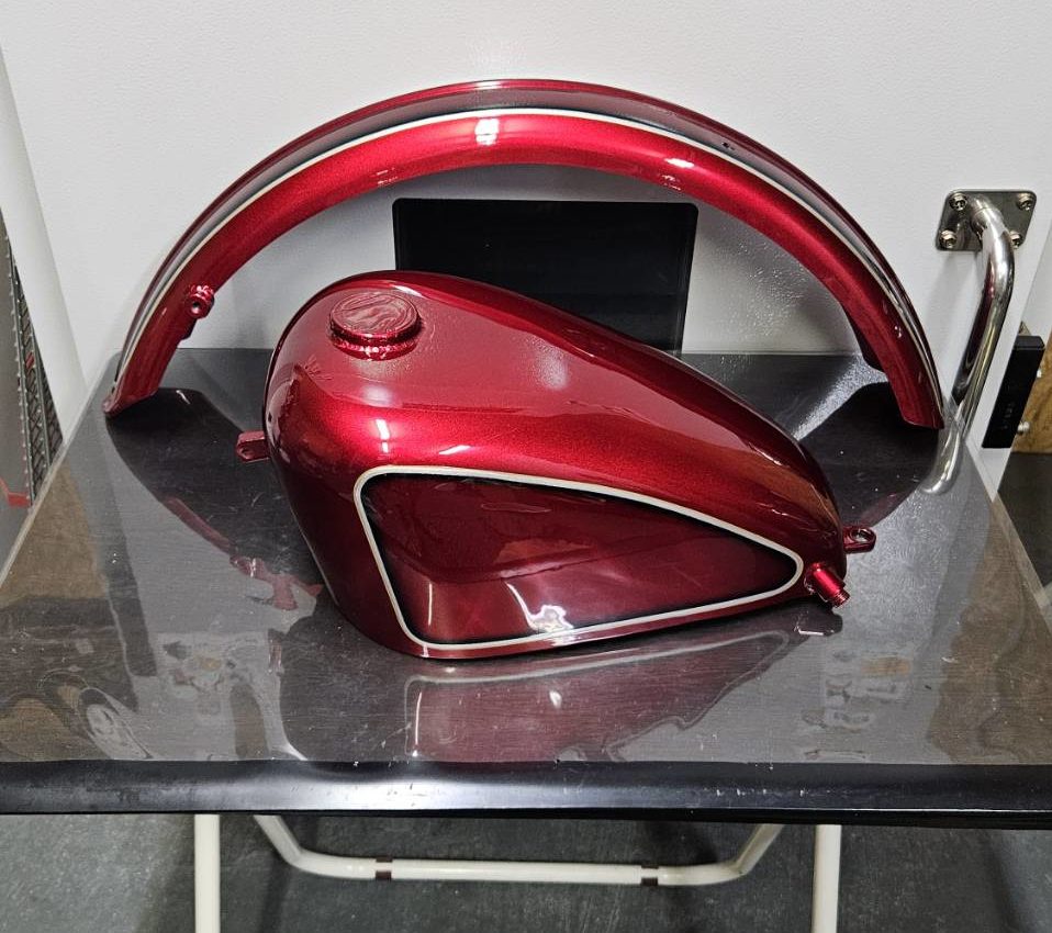 SR400 チョッパースタイル カスタム完成