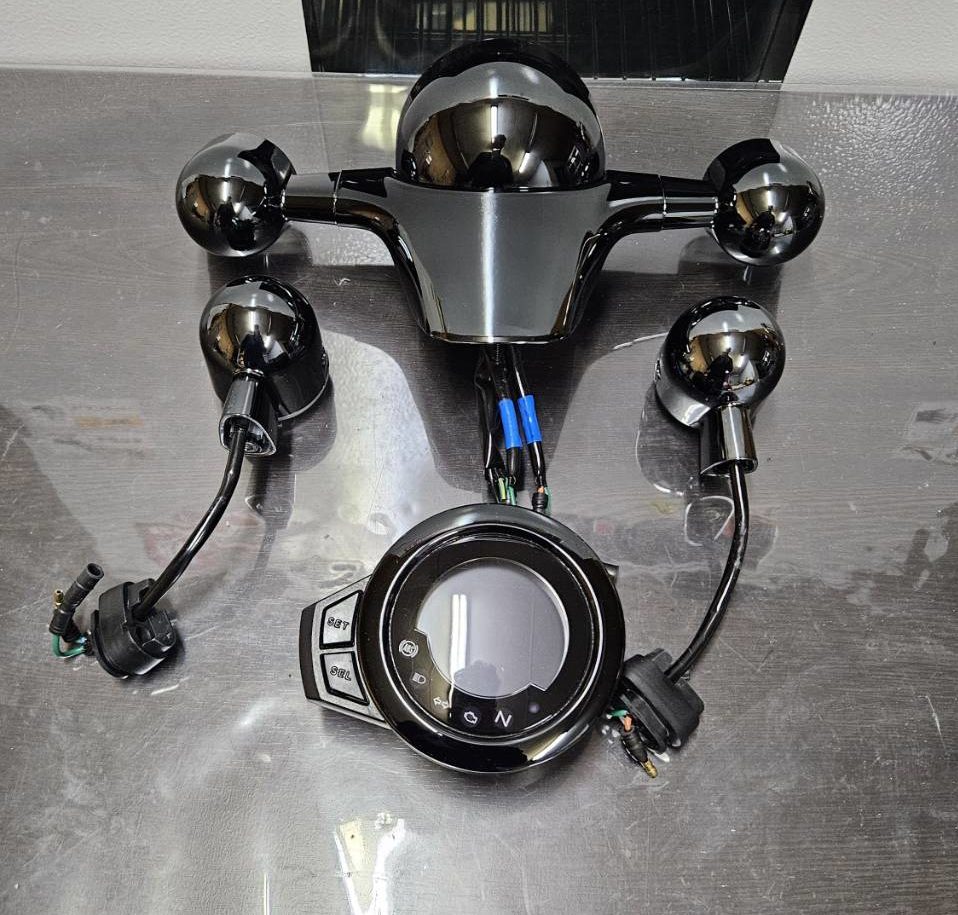 Monkey125 ブラックメッキカスタム後