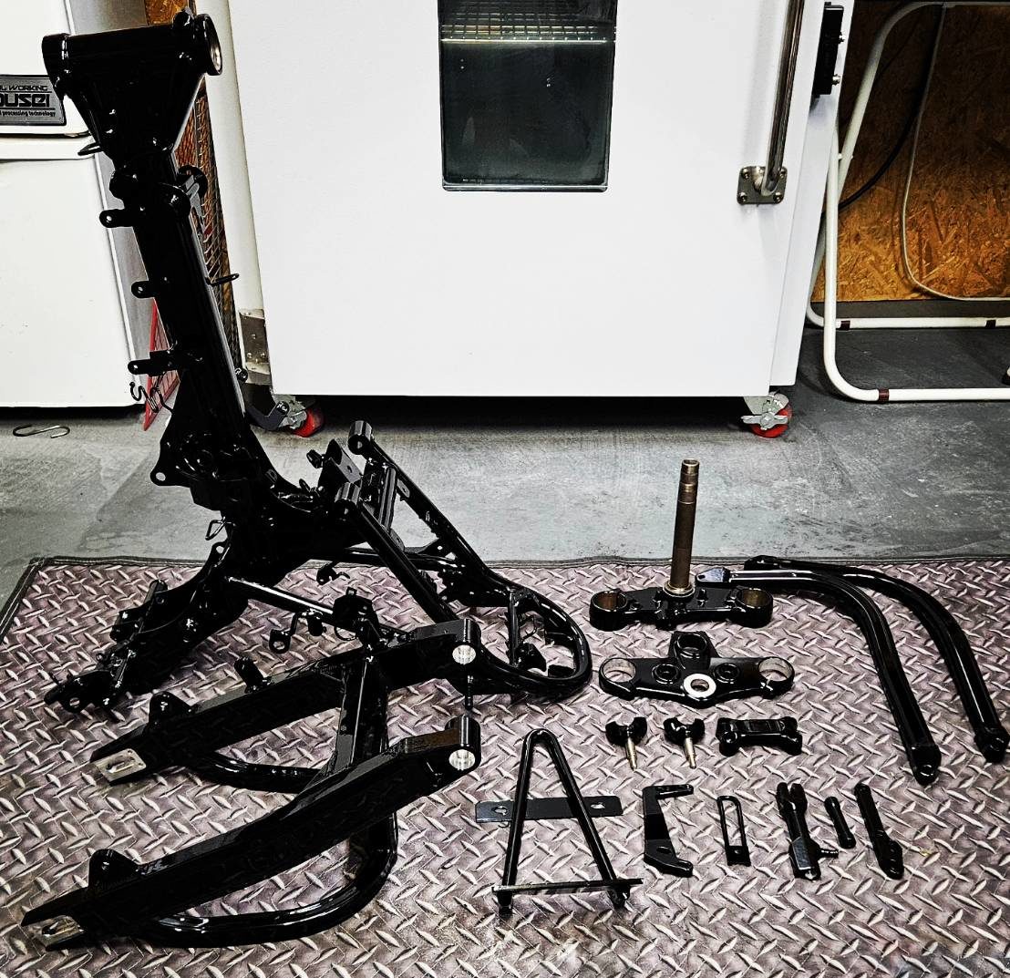 モンキー125 パウダーコート施工