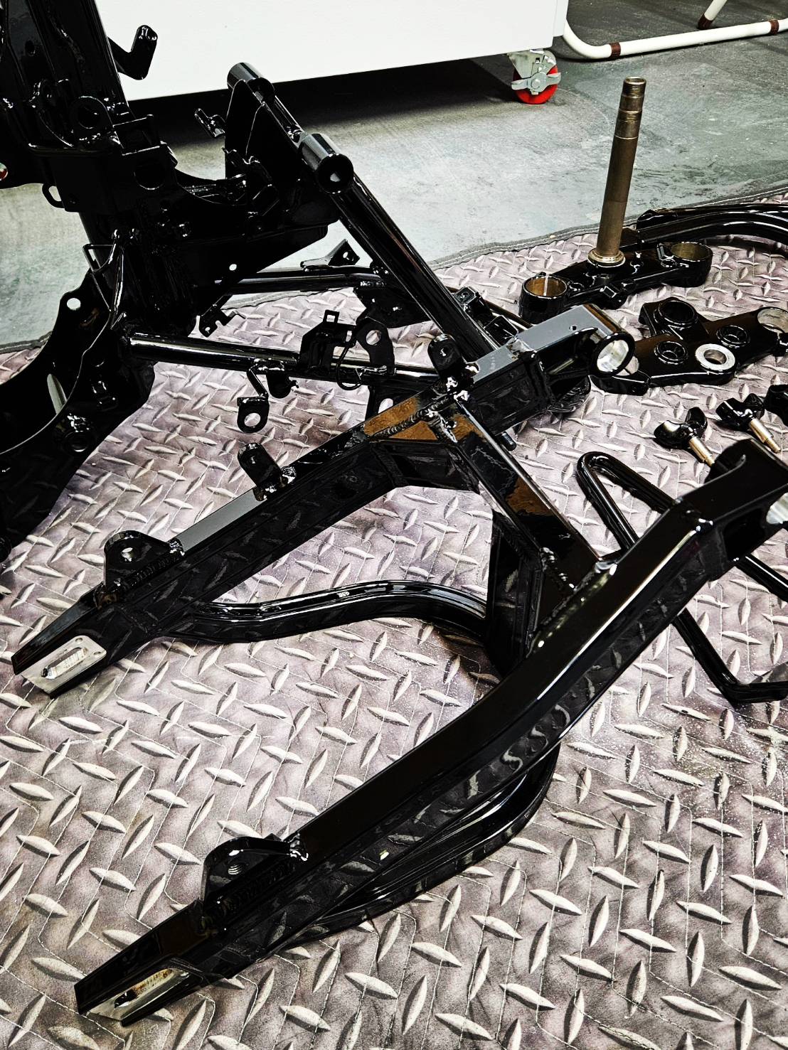 モンキー125 パウダーコート施工