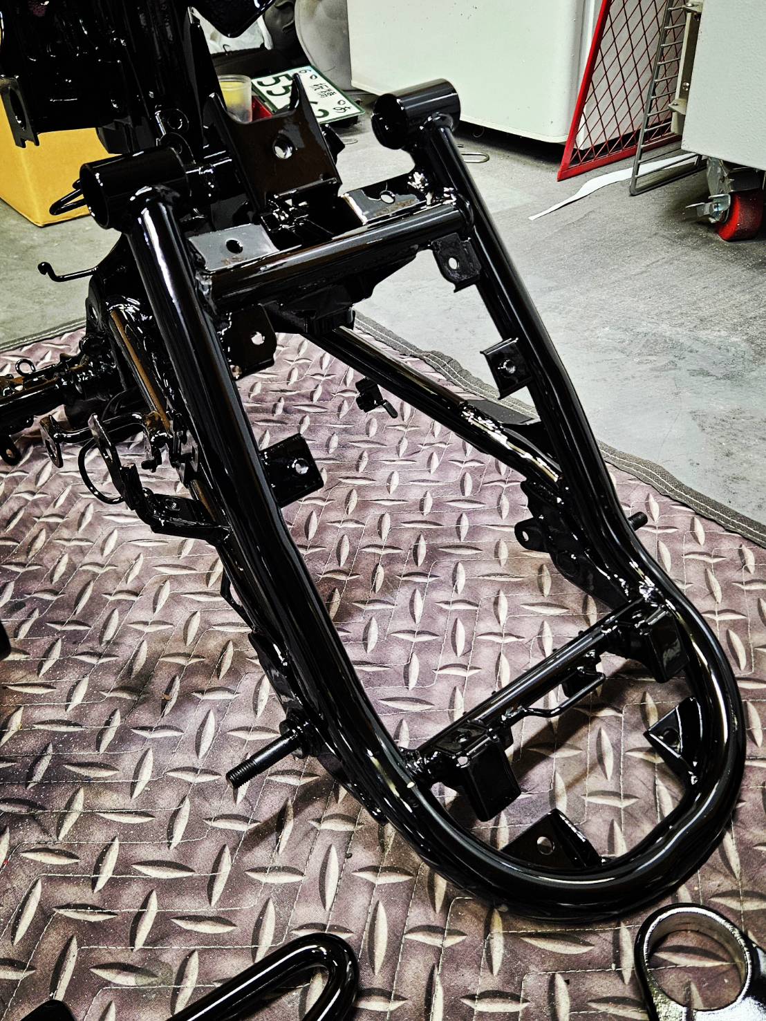 モンキー125 パウダーコート施工